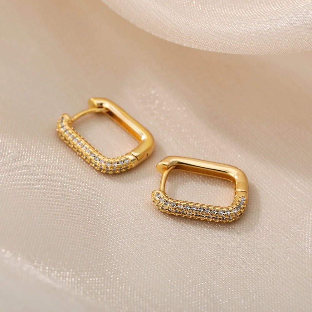 Crystal Hoops