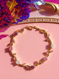 Purple & pink Tulip bracelet
