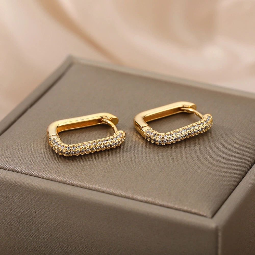 Crystal Hoops