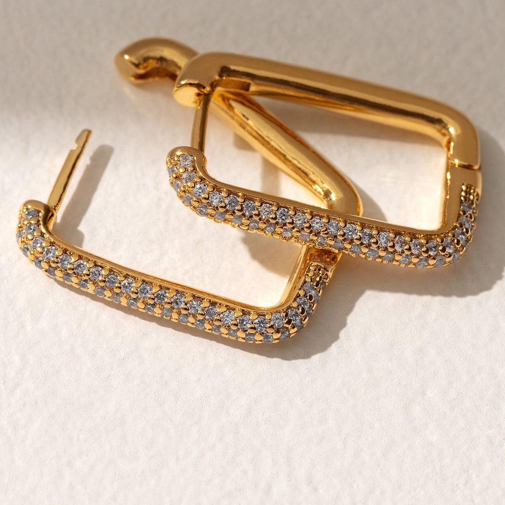 Crystal Hoops